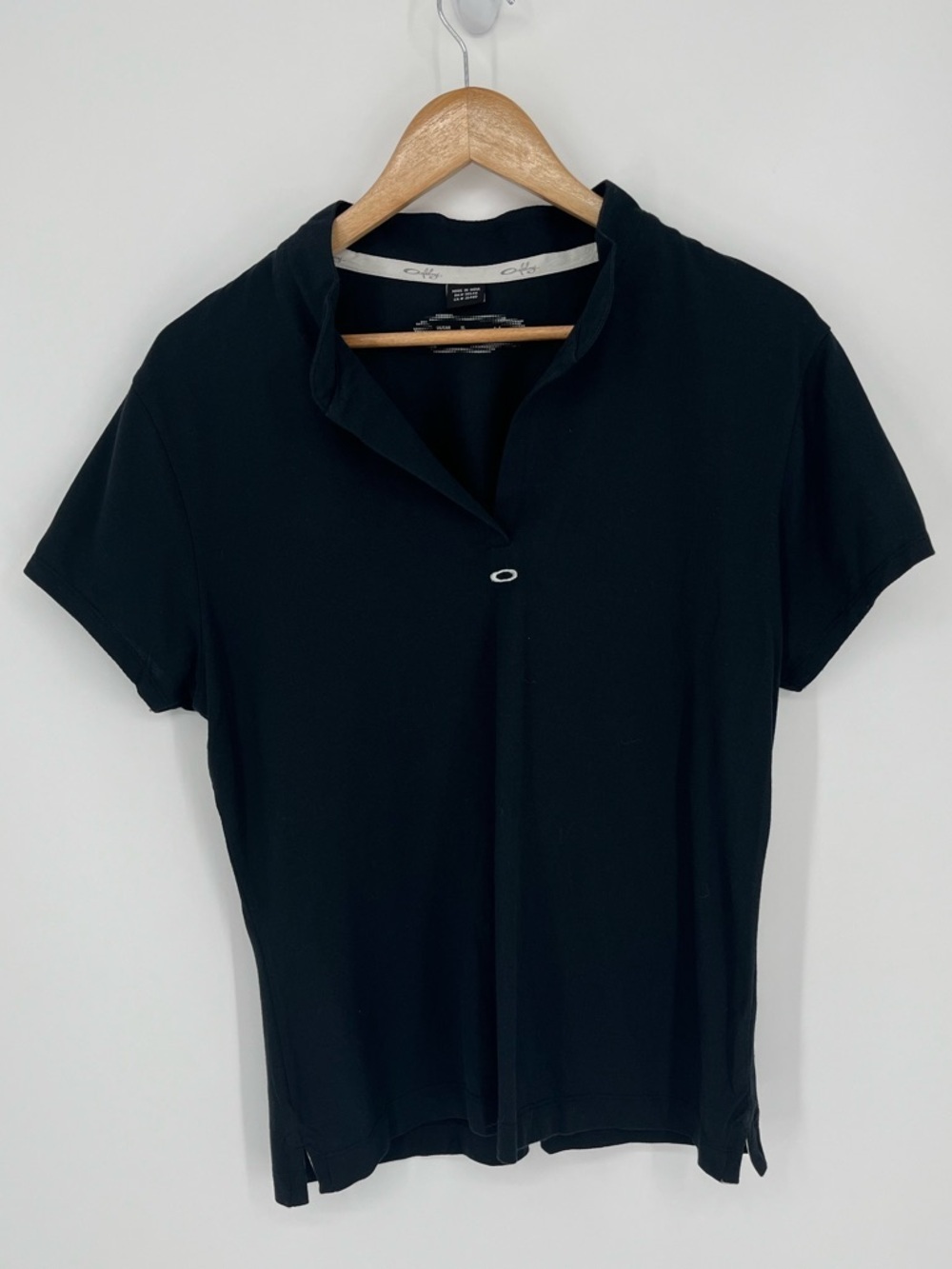 Oakley Black Short Sleeve Polo Shirt Women’s Size XL